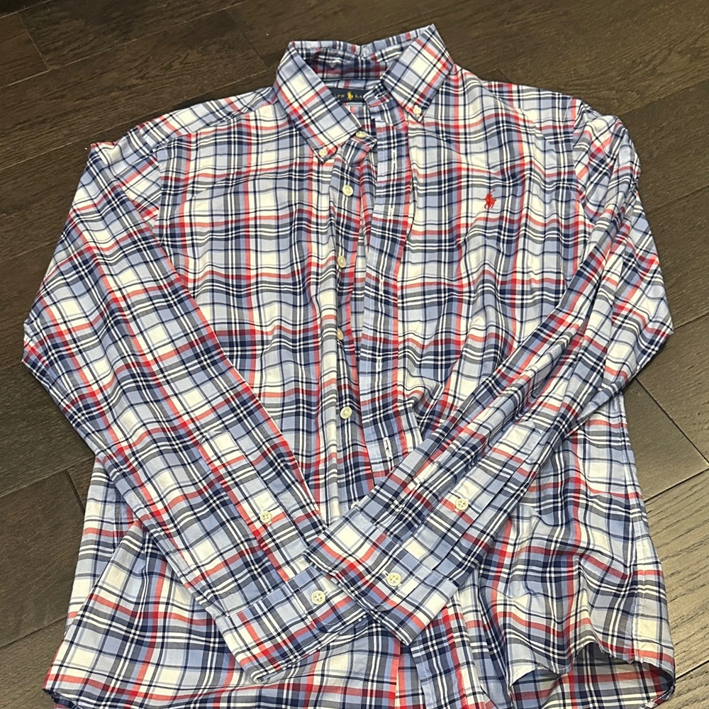 Ralph Lauren Multicolor Plaid Button-Down Shirt